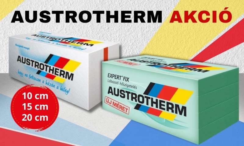 Austrotherm hőszigetelés -5% kedvezménnyel!