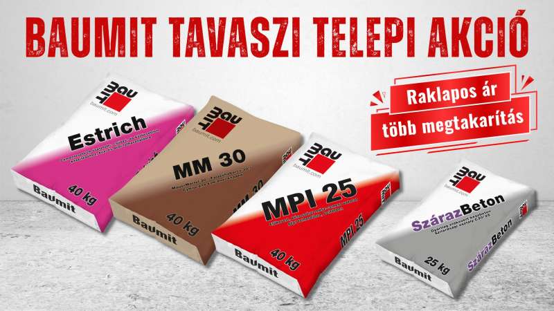 Elstartolt a Baumit Tavaszi Telepi Akció a GRaS-nál!