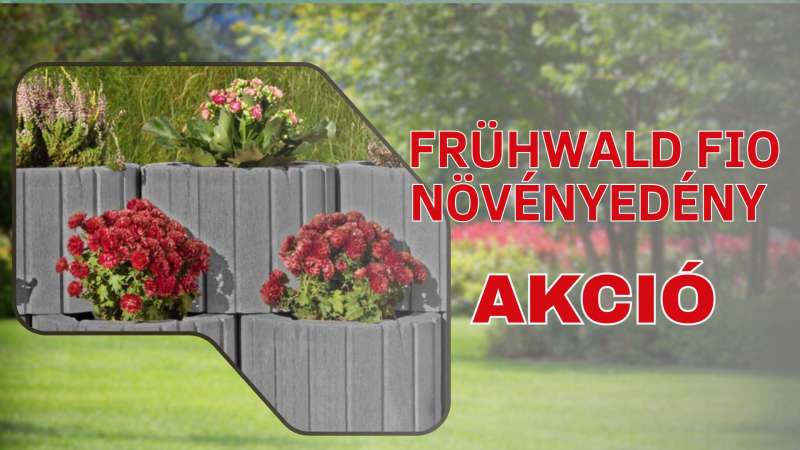 Frühwald Fio növényedény akció - 1.270 Ft/db-tól
