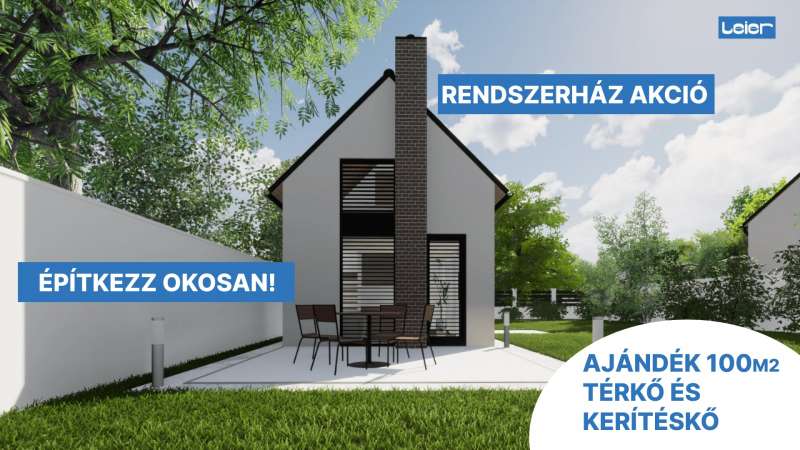 Leier rendszerház akció - Építkezzen okosan!