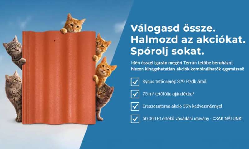 Nálunk a Terrán őszi akció mellé még egy extra AJÁNDÉK is jár!