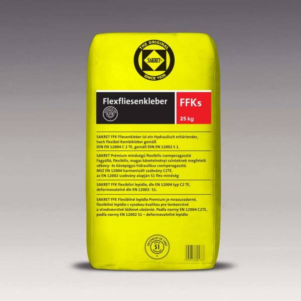 Sakret FFKs emelt minőségű, flexibilis, gyorskötésű csemperagasztó - 25 kg