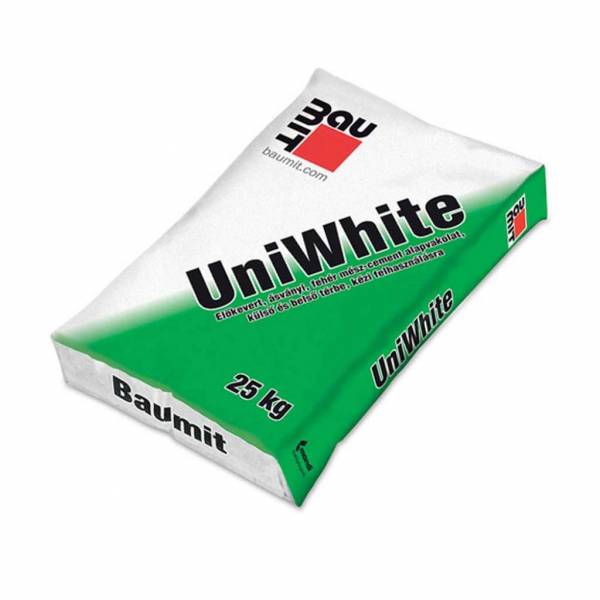 Baumit UniWhite külső és belső vakolat fehér 25kg