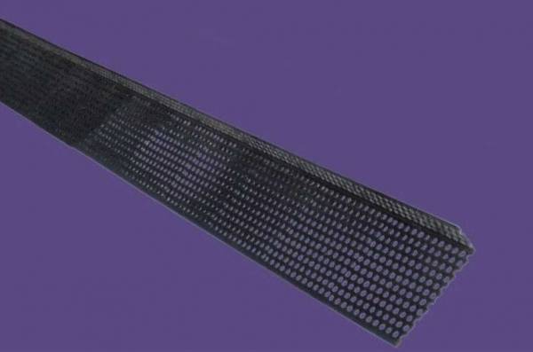 BaloBau PVC szellőzőprofil - 30 x 90 mm - 2,5 fm/db - antracit