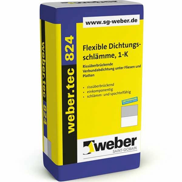 Weber weber.tec 824 (Superflex D1) - szálerősített szigetelőhabarcs